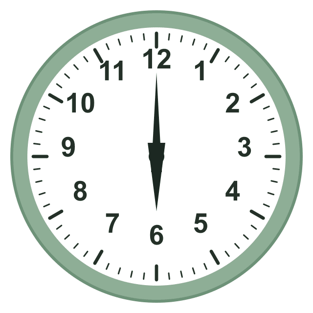 6.00 Uhr